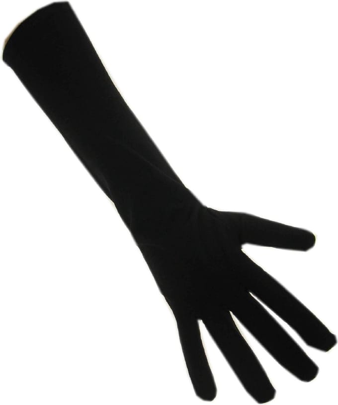 Handschoenen stretch zwart Maat L