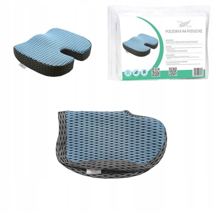 Medi Sleep - Kussensloop - Blauw - Auto - Met Handgreep