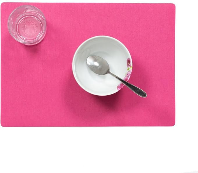 Placemats Uni fuchsia