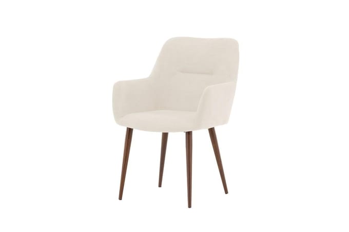 Svea - Keira eetkamerstoel - linnenlook - beige