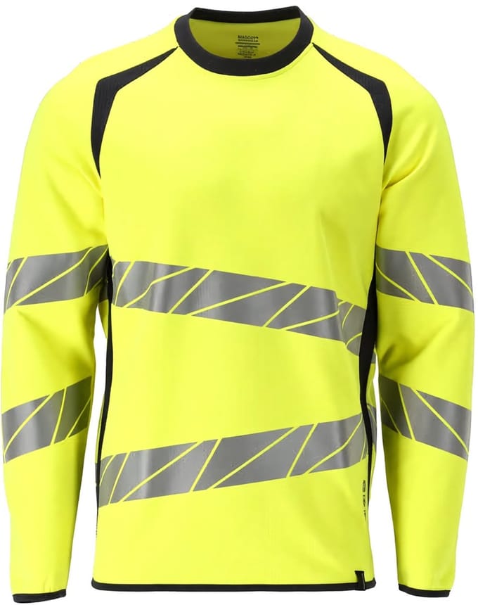 Mascot Accelerate Multisafe Sweatshirt 21384-337 - hi-vis geel/donkermarine - XS