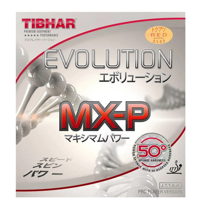 Tafeltennisrackethoes Tibhar Evolution MX-P R 50°