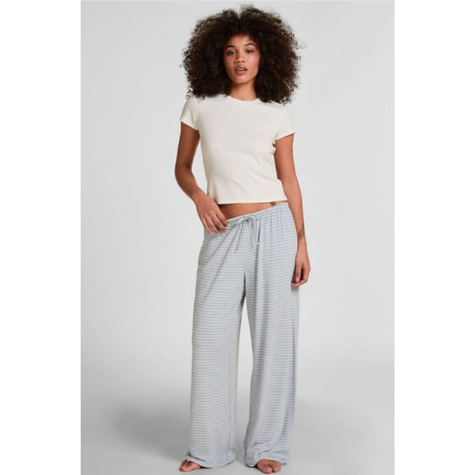 Hunkemöller Jersey Pyjama Broek Blauw