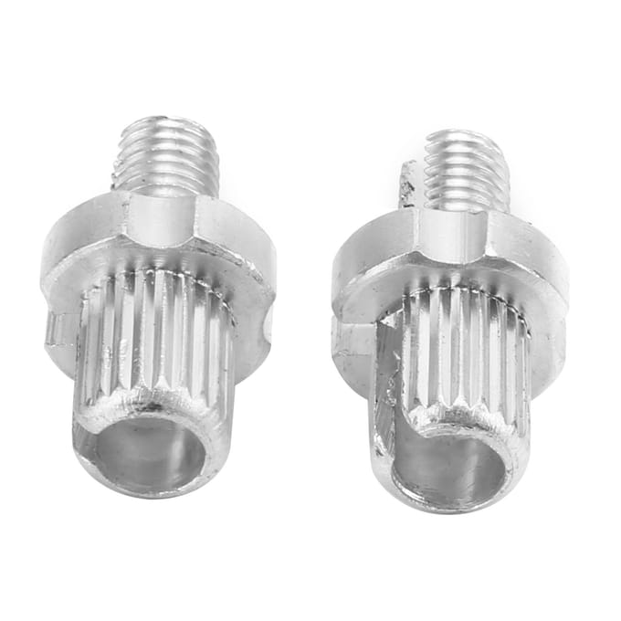 2 stks M7 Fiets Remhendel Richter Schroeven Sluiting Zilver Aluminium voor Road Mountainbikes gray