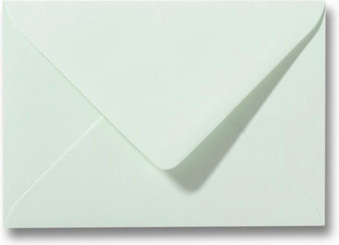 Envelop 15,6 X 22  Lichtgroen, 100 stuks