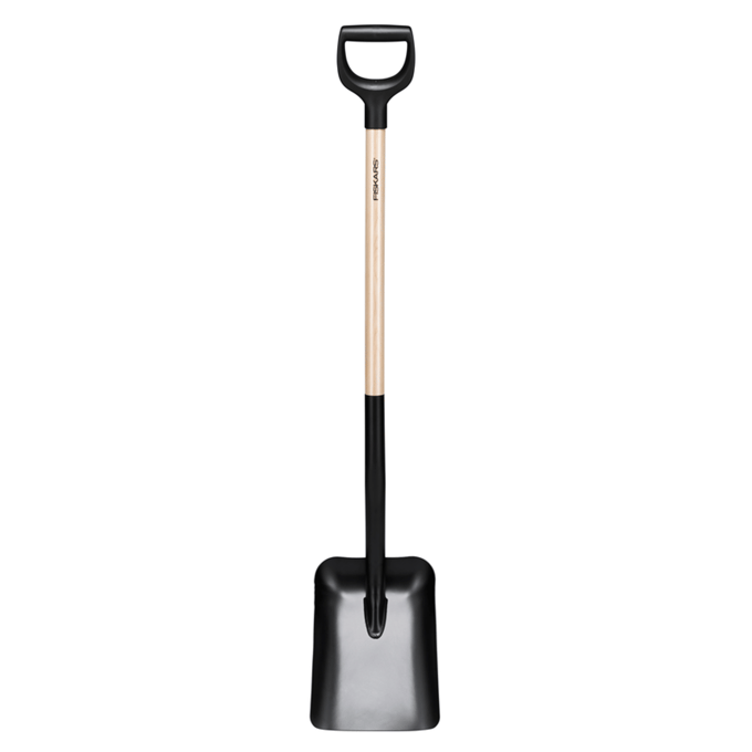 Fiskars Solid Schep Met Houten Steel Fsc