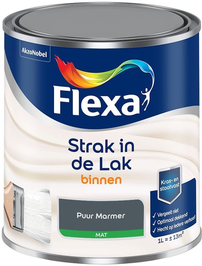 Flexa - Strak In De Lak Binnenlak Mat - Puur Marmer - Mengverf - 1 L