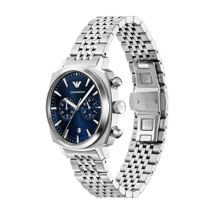 Emporio Armani Heren Horloge 40 cm - Zilverkleurig