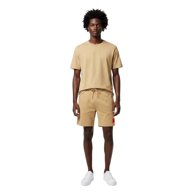 Hugo Heren Fleece Sweat Shorts (Zand)