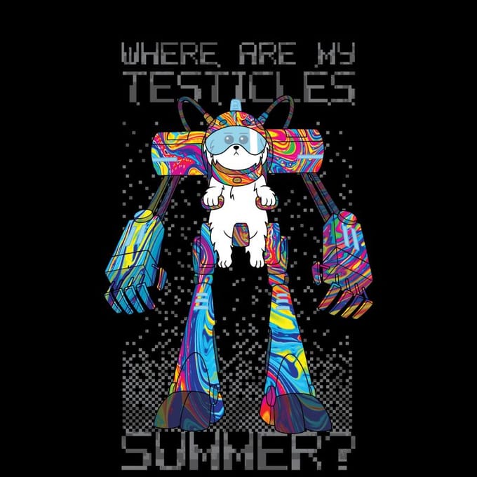 Rick and Morty Where Are My Testicles Summer T-shirt - Zwart - L