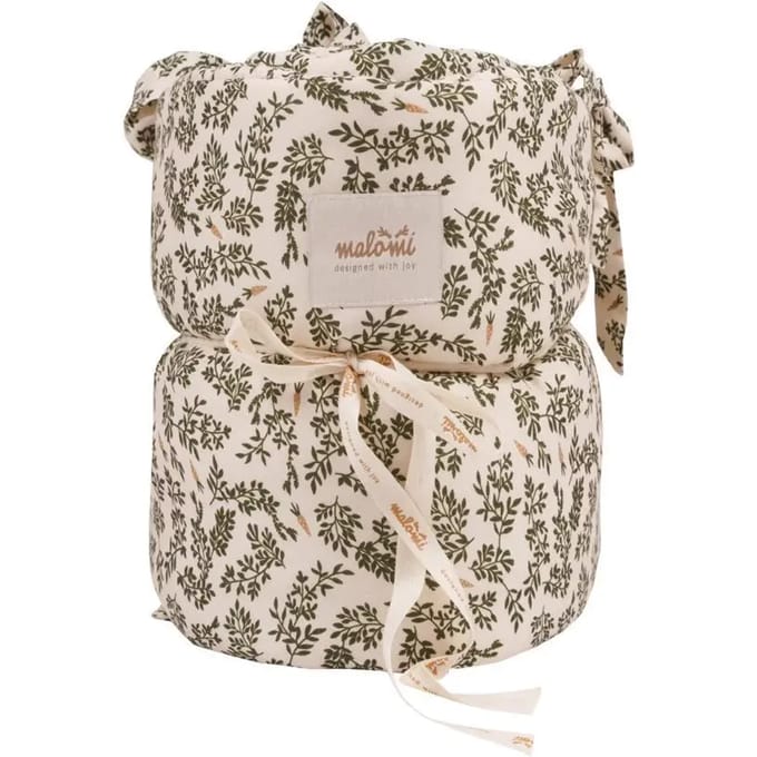 Dekbedovertrek, stootrand voor babybedje Malomi Kids 100% Bamboo