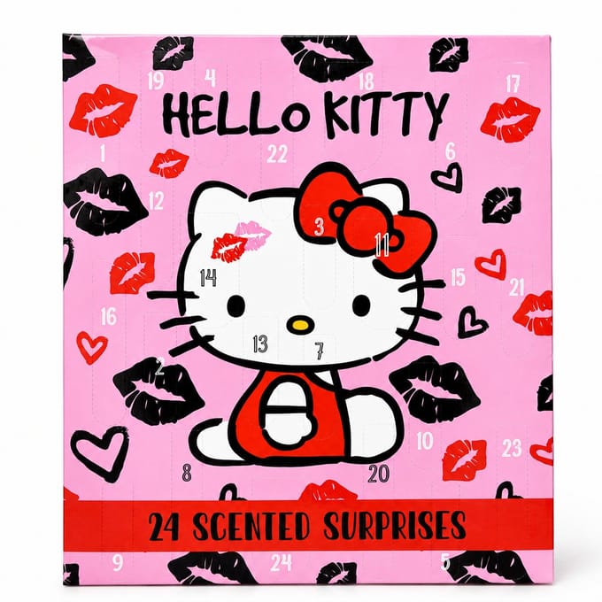 Luxe HELLO KITTY Advent Kalender met 24 mini Flesjes Parfum
