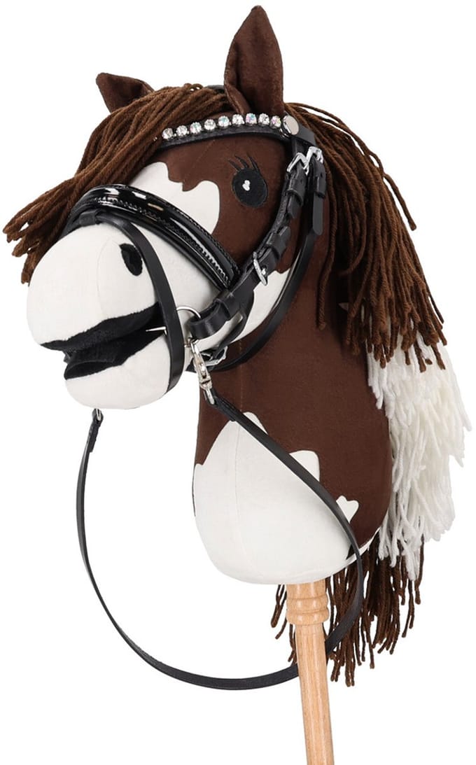 QHP - Hoofdstel Sunset Hobby Horse - Zwart