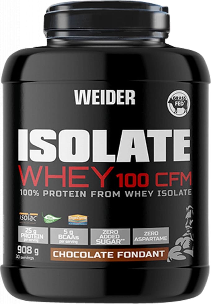 Weider Isolate Whey 100 CFM (908g) Chocolate Fondant - Eiwitten - Wei-eiwit isolaat