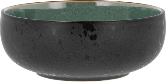 BITZ Poke/ramen kom Dia 18 x 7 cm Zwart/Groen
