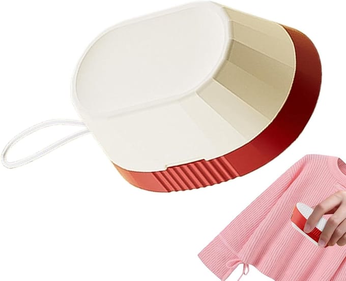 Pluisroller Haren - Kledingborstel - Huis Reinigen - Wasbaar Herbruikbaar - 9x6 cm - Romig Wit