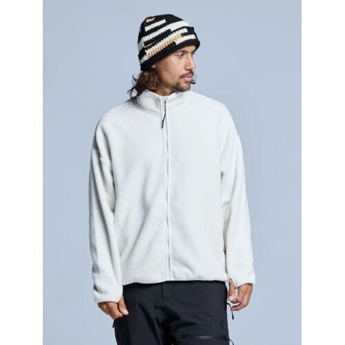 Poederbaas Sherpa Jacket Heren - Four Seasons Off White - Maat M
