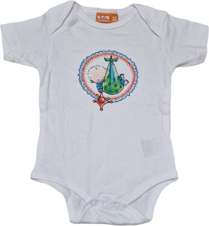 Een lief rompertje - rompertje - blauw - maat 62/68