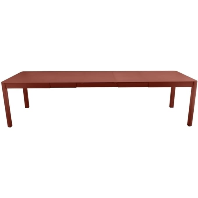 Fermob Ribambelle tafel - 20 okerrood - 3 Inlegplaten