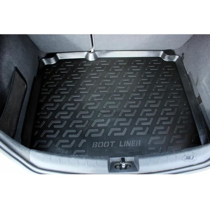 J&J AUTOMOTIVE | Tapis De Coffre Caoutchouc Premium Pour Seat Leon 2005-2012 noir