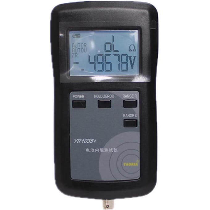 Hoge nauwkeurigheid Snel YR1035 lithiumbatterij Interne weerstandstestinstrument 100V elektrisch voertuig zwart