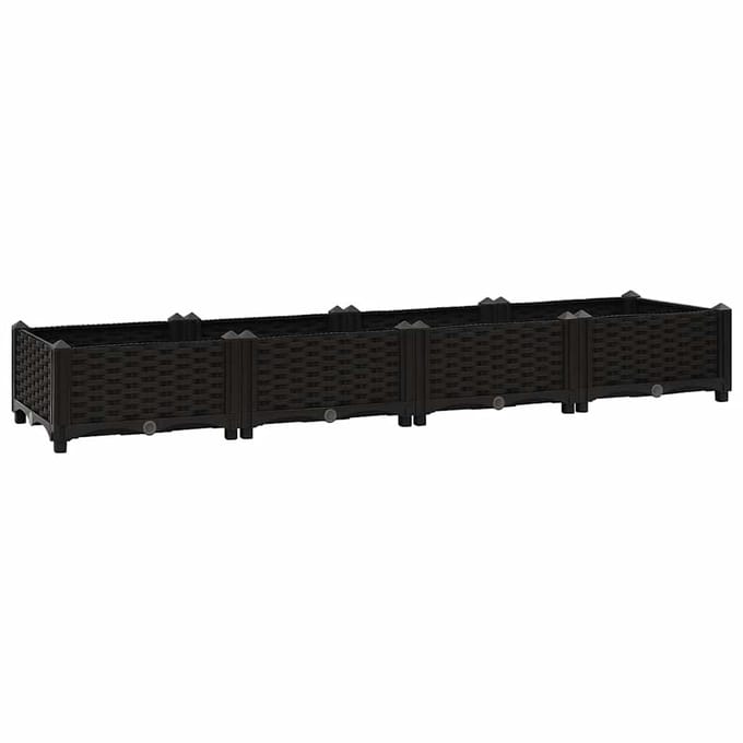vidaXL - Plantenbak - verhoogd - 160x40x23 - cm - polypropyleen