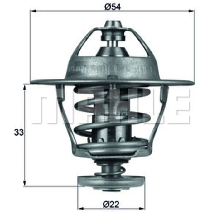 Thermostaat, koelvloeistof MAHLE TX 53 85D