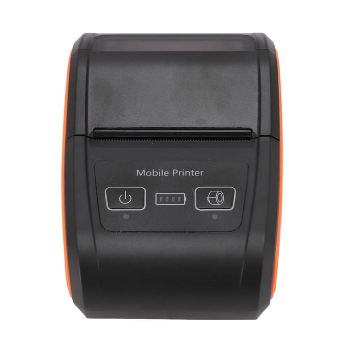 Imprimante de reçus thermique USB Mini Portable Bluetooth Impression HD pour POS Électronique de bureau white