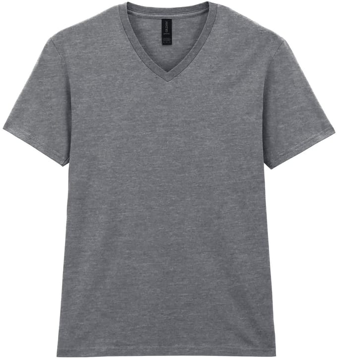 T-shirt met V-hals Gildan Softstyle
