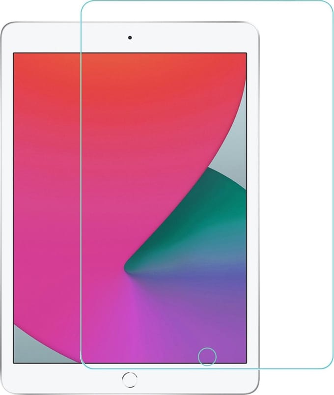 Screenprotector - Geschikt voor Apple iPad 7/8 (2019/2020) - 10.2 inch - 7e/8e Generatie - Extra Sterk - Beschermglas - Gehard Glas - Tempered Glass - Screen Protector
