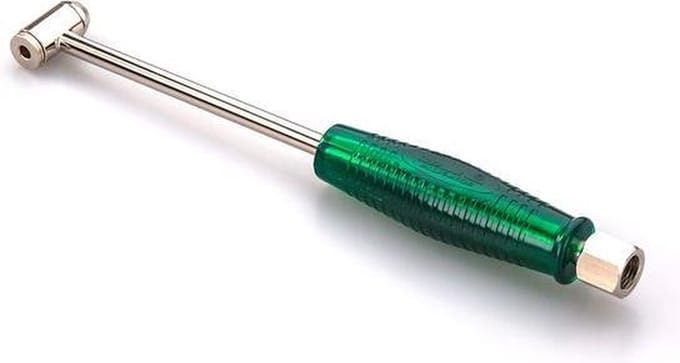 Alligator pompstok voor auto en fiets met 1/4" binnendraad aansluiting