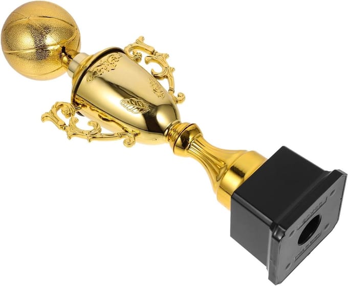Mini Trofee - Gouden Beker - Wedstrijd Prijs - Plastic Materiaal - 31 cm - Goud