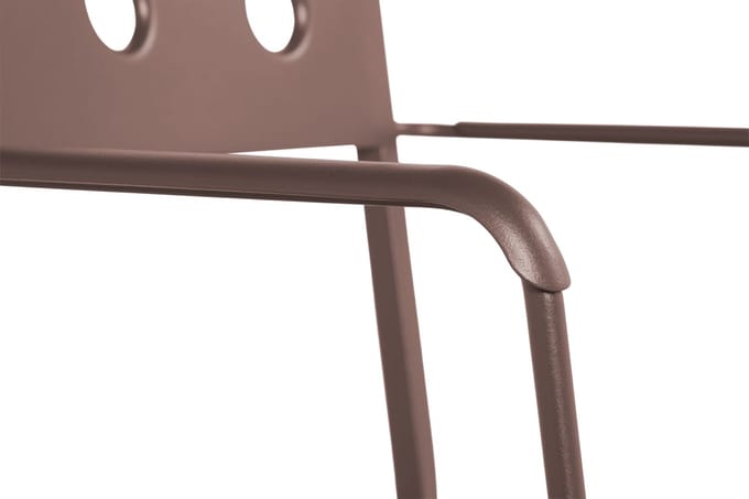 HAY Balcony Armleunstoel - ironred