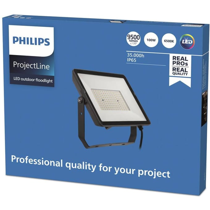 Philips LED ProjectLine 8719514954625 LED-schijnwerper 100 W Lichtkleur (naam): Koudwit