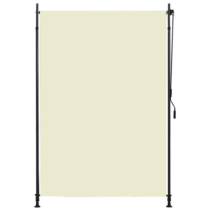 vidaXL - Rolgordijn - voor - buiten - 150x270 - cm - crème