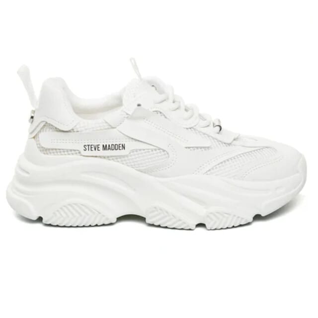 Steve Madden Possession Sneakers - Dames - Wit - Maat 36