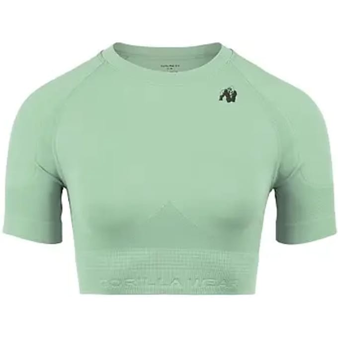Gorilla Wear Whitney Seamless Crop Top - Groen - M/L