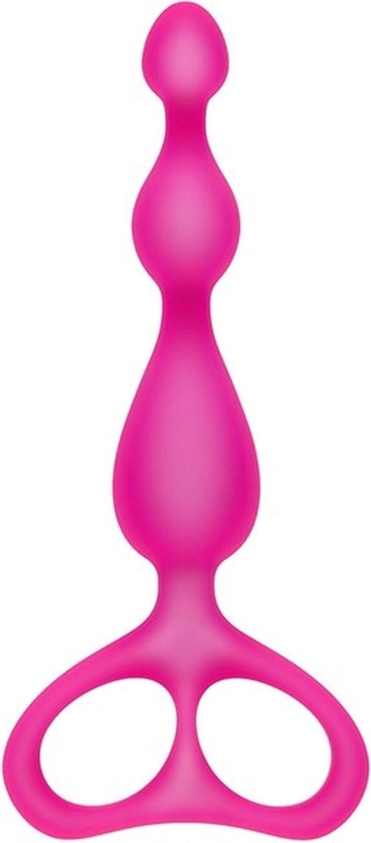Pleasures - Anaal balls dildo paars 17,5 x 3cm