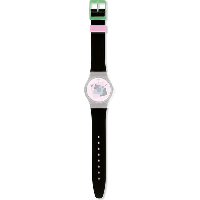 Swatch Plastic - Originals Medium (34mm) /Access/Solar/Musicall/Stop - G/SK/SL/SR/SS/SO28 AGA109 GA109 Crazy Square Horlogeband
