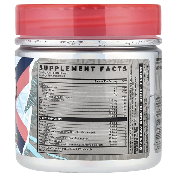 Ghost, Hydratation, Kiwi Fraise, 12 oz (340 g)