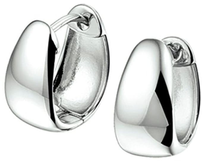 Zilver Gerhodineerde Klapoorringen 1324588