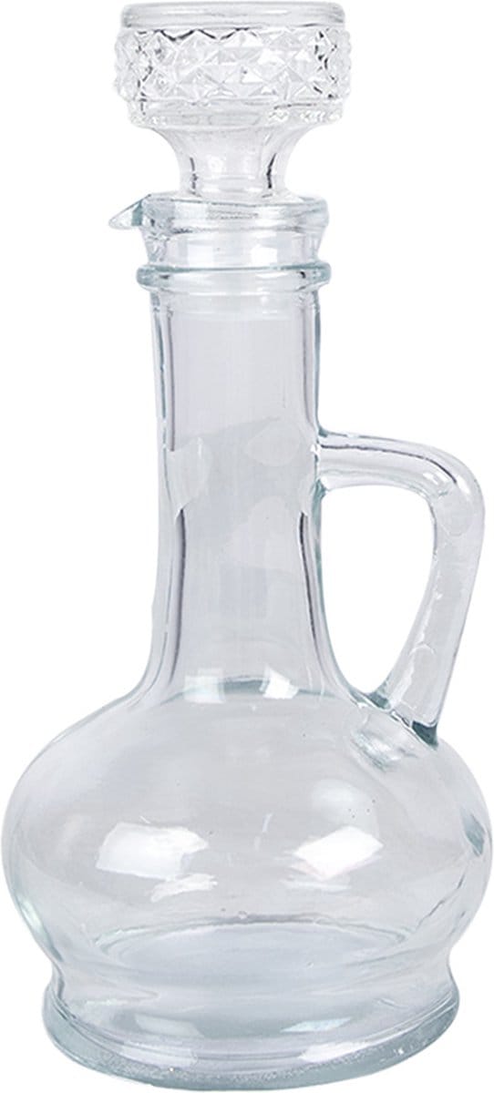 Clayre & Eef Decoratie Fles 225 ml Transparant Glas