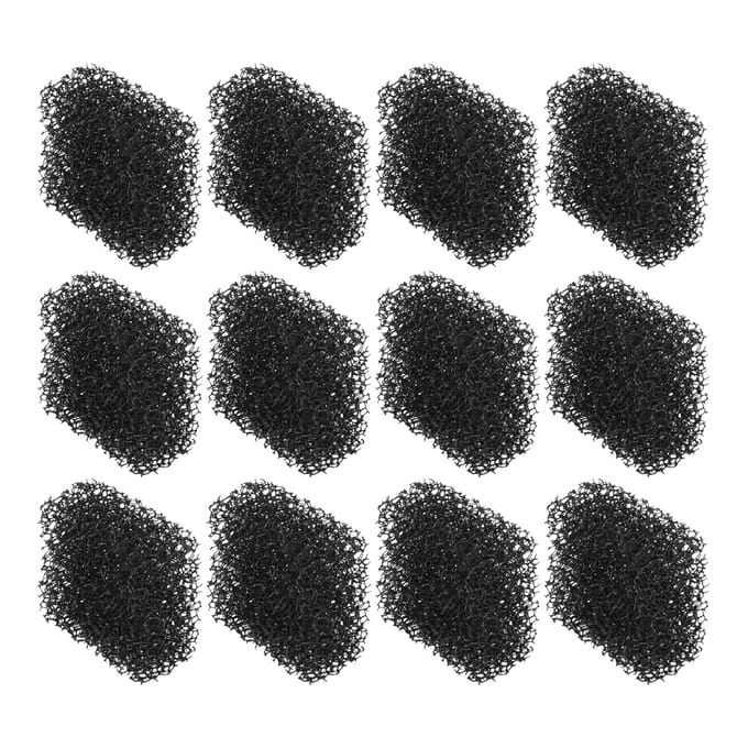 12 stuks Stippelsponsblok Halloween Make-up Bloedspons Special Effects Make-up Spons voor Stoppels Super large holes black