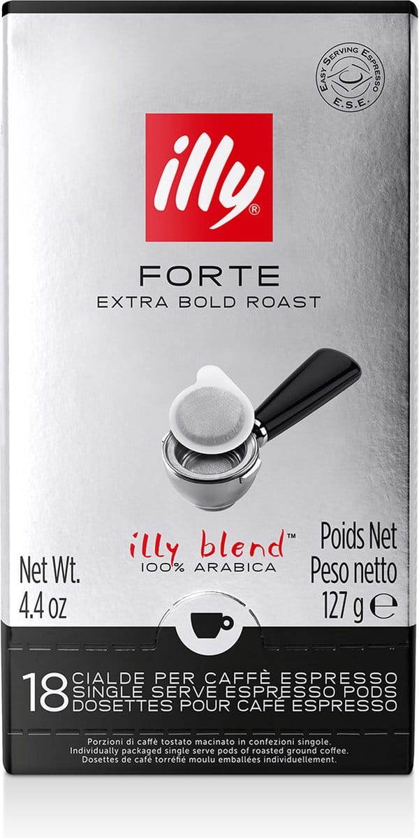 illy - E.S.E. servings - koffiepads - Forte - 12 x 18 stuks