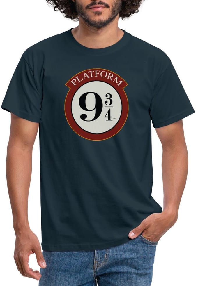 Harry Potter Platform 9 3/4 T-Shirt Heren
