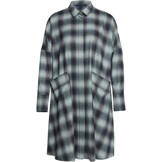River Woods Ls Wide Dress Large Pkt Multi Größe: 34 | Blusenkleider Outlet | Damen