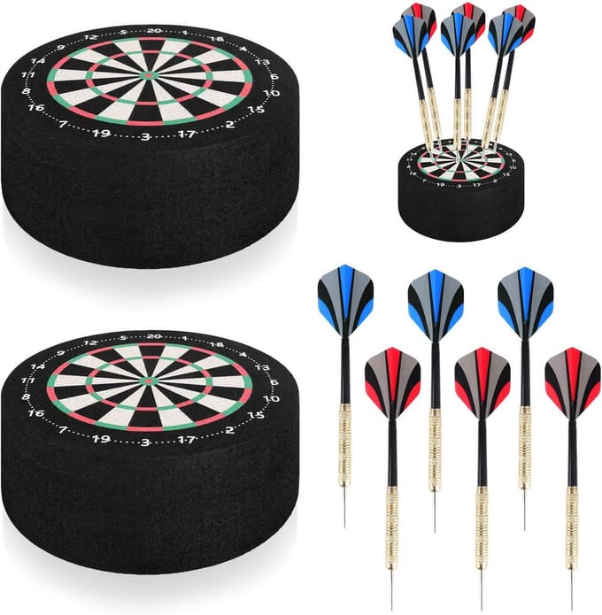 Complete Dartset Accessoires met Houder en Stalen Flights