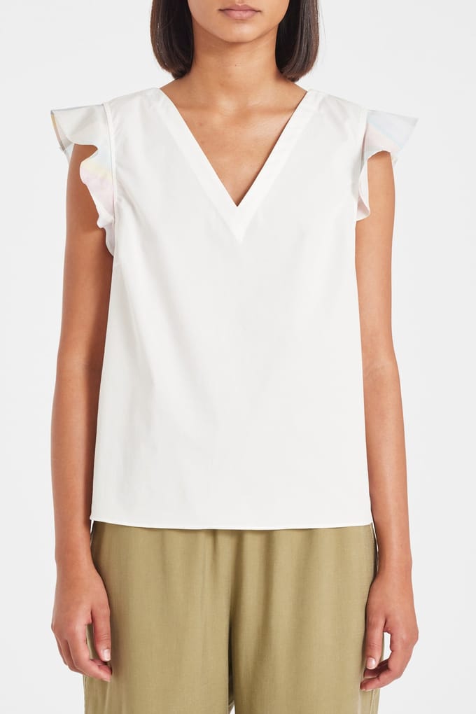 Paul Smith Womens Top White Taglia: 36 | Magliette intime Outlet | Donna | Bianco