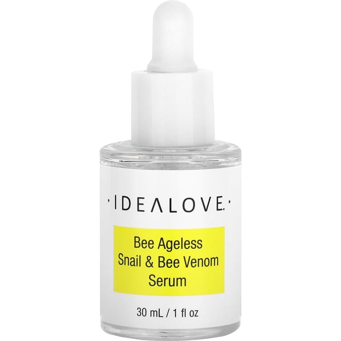 Idealove, Be Ageless, Snail & Bee Venom Serum, 1 fl oz (30 ml) white