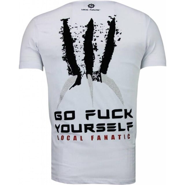 Local Fanatic Wolverine flockprint t-shirt